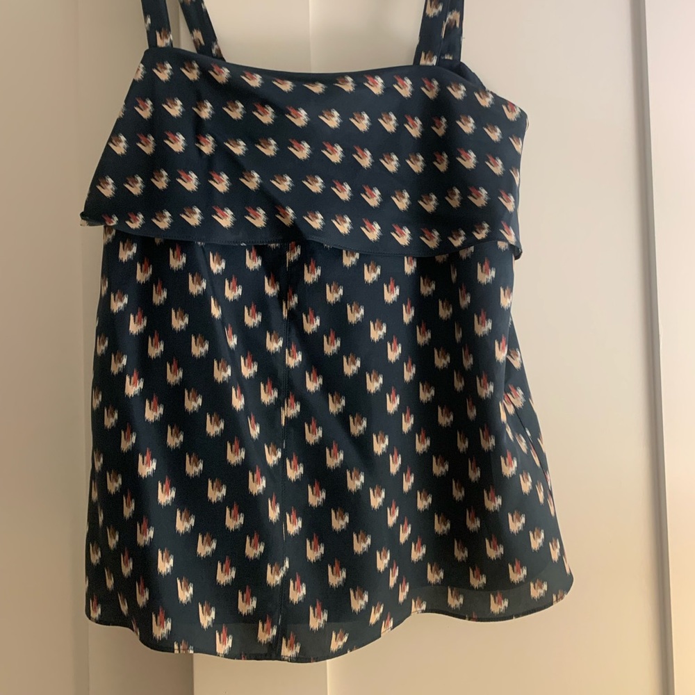 Theory Tie Back Silk Tank